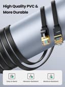 UGREEN Cat 7 Flat Ethernet Cable 10Gbps 600MHz RJ45 10m thumbnail 5