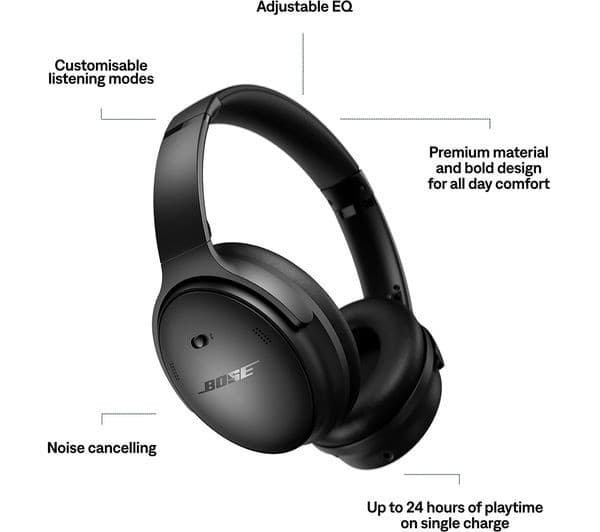 Bose QuietComfort Headphones White Smoke - Image 4