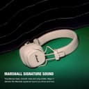 Marshall Major V Wireless On-Ear Headphones - Cream thumbnail 2