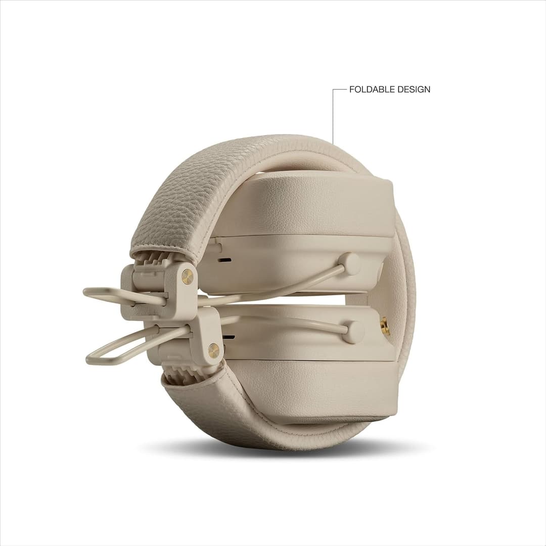 Marshall Major V Wireless On-Ear Headphones - Cream - Image 7