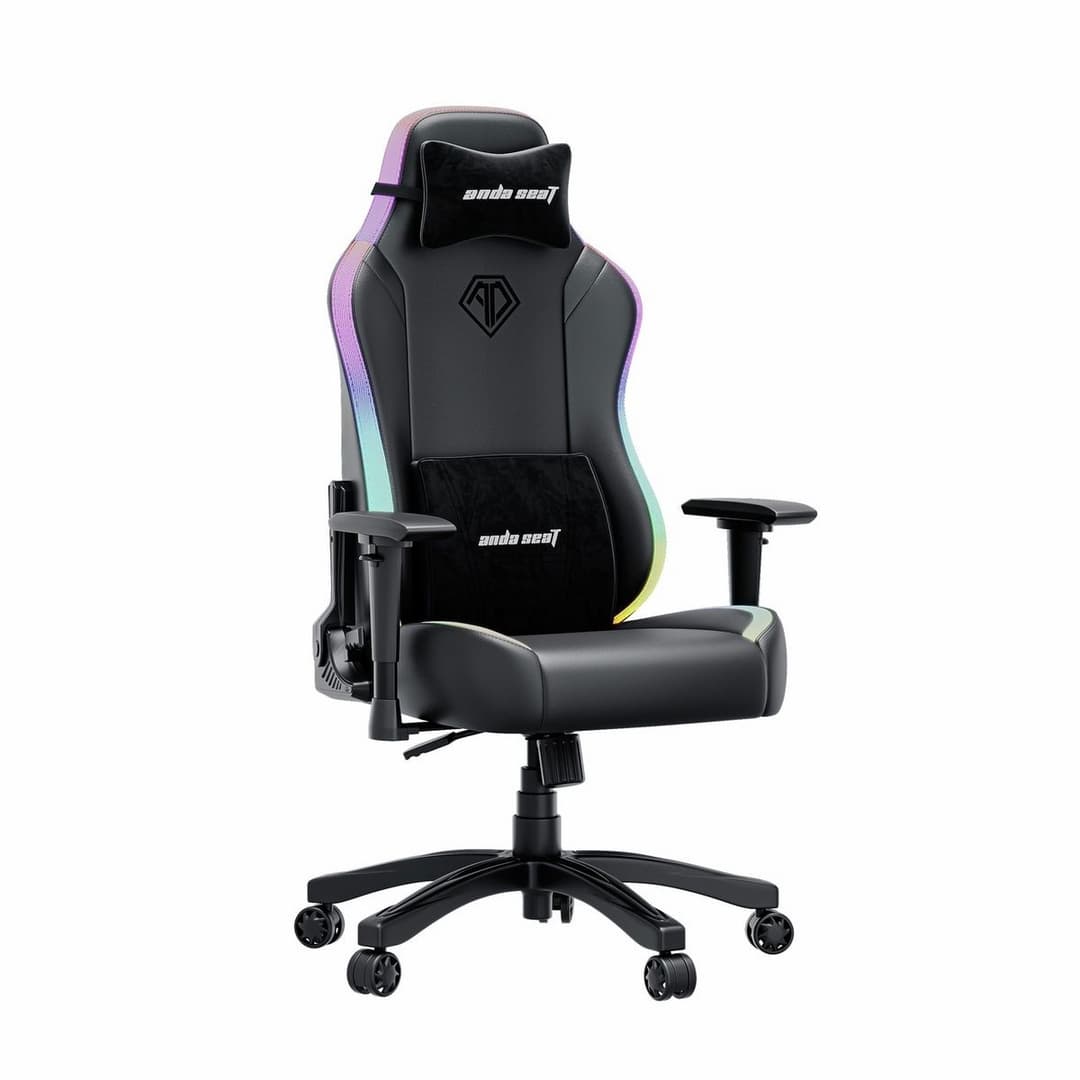 Anda seat Luna Premium Large Ergo Gaming Chair - RGB - Black - Image 7