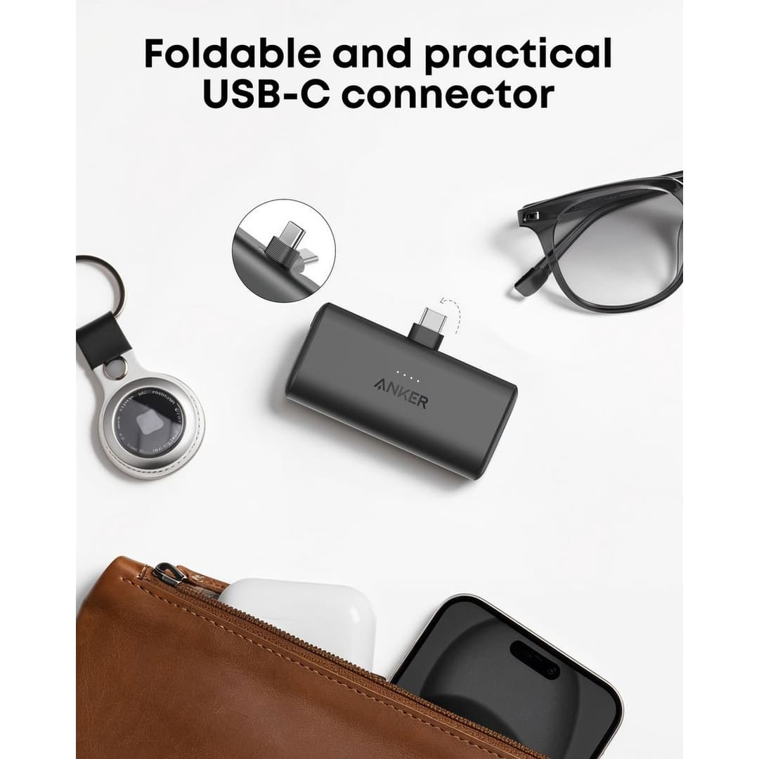 Anker 5000mAh Nano Power Bank with Built-In USB-C Connector - Image 4