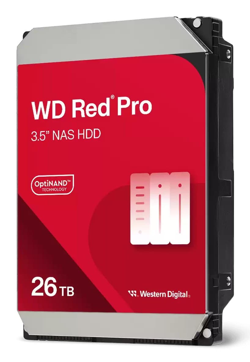 Western Digital Red Pro 3.5-inch SATA 7200 RPM NAS Hard Drive 26TB