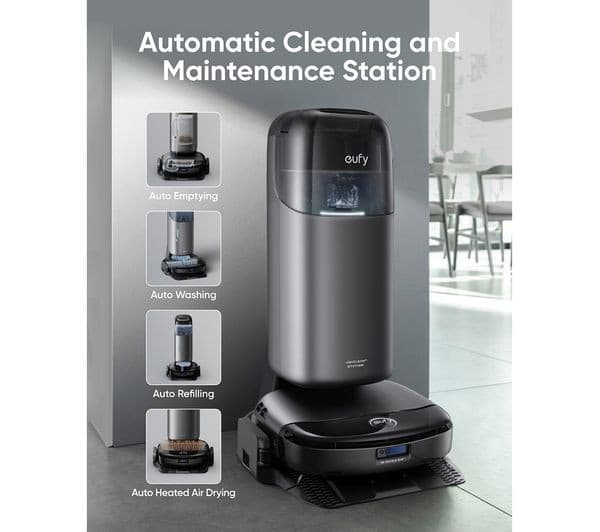 EUFY Omni S1 Pro Robot Vacuum Cleaner & All-in-One Station - Black - Image 2