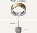 Oura Ring 4 Smart Ring Size 7 Gold thumbnail 3