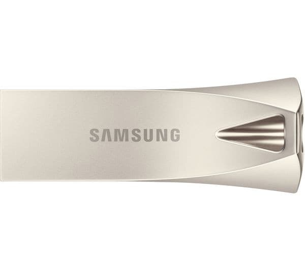 SAMSUNG Bar Plus USB 3.1 Memory Stick - 64 GB, Champagne Silver - Image 1