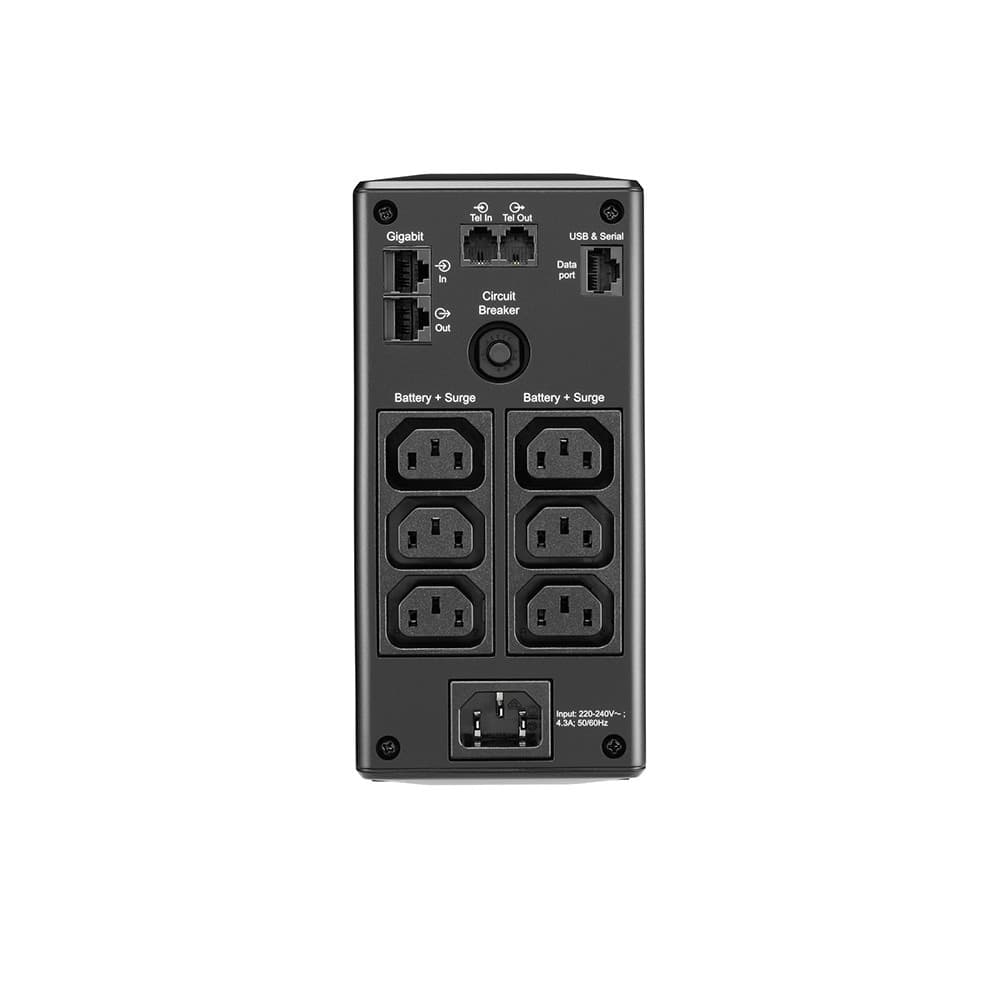 APC Back-UPS Pro 500 Watt - 900 VA - 230 V AVR LCD 6 IEC Outlets - BR900MI - Image 8