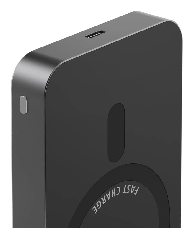 Hama Qi2 Wireless Power Pack, 10000 mAh, Magnetic, Inductive Charging, anthracite - Image 4