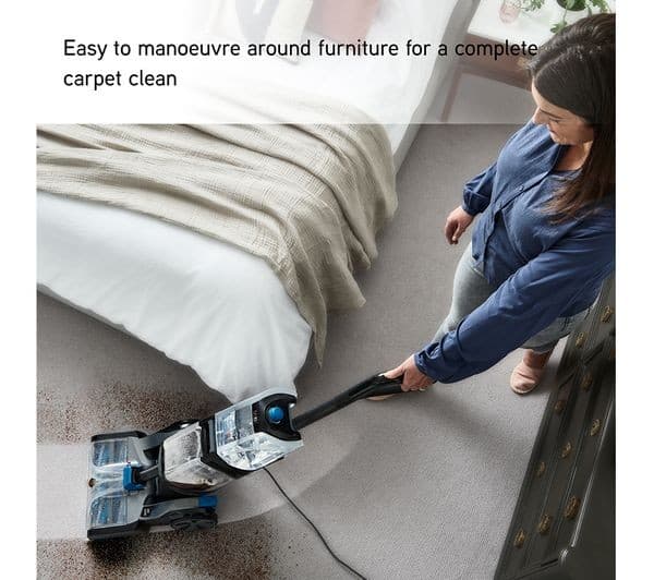 VAX Platinum SmartWash 1-1-142257 Upright Carpet Cleaner - Charcoal & Blue - Image 7