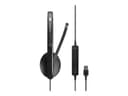 EPOS ADAPT 160T ANC USB Wired Stereo Headset 1000219 with Active Noise Cancellation - Black thumbnail 3