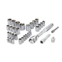DEWALT DWMT45034 Mechanics 1/4 in. and 3/8 in. Drive Socket Set (34 Pc.) - Black/Yellow thumbnail 3