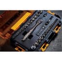 DEWALT DWMT45034 Mechanics 1/4 in. and 3/8 in. Drive Socket Set (34 Pc.) - Black/Yellow thumbnail 4