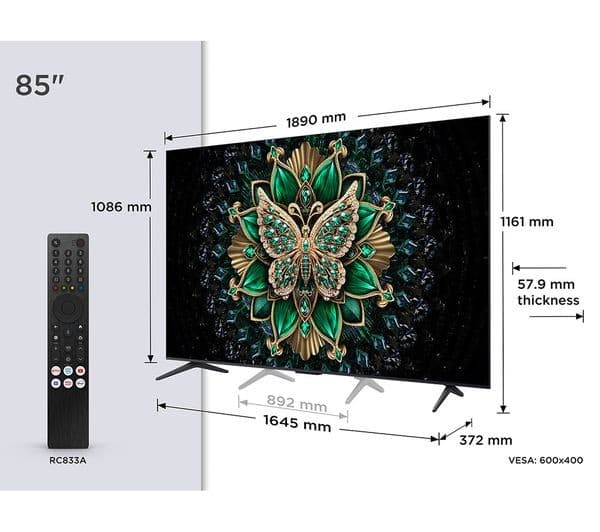 TCL 85" C6K Mini LED 4K - Image 3