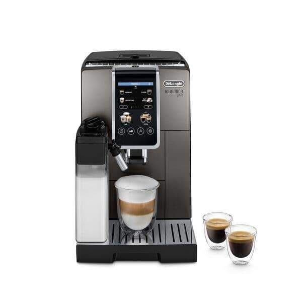 De'Longhi Dinamica Plus ECAM380.95.TB Bean to Cup Coffee Machine Titanium Black