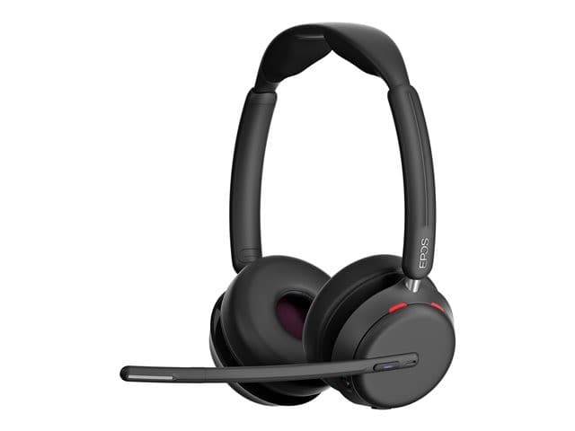 EPOS IMPACT 1060T Binaural Bluetooth On-Ear Headset - Microsoft Teams Certified - Boom Mic, BTD 800 USB-A Dongle - Black - Image 3