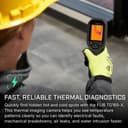 FLIR TG165-X Thermal Imaging Camera With Bullseye Laser, Spot IR - Black thumbnail 3