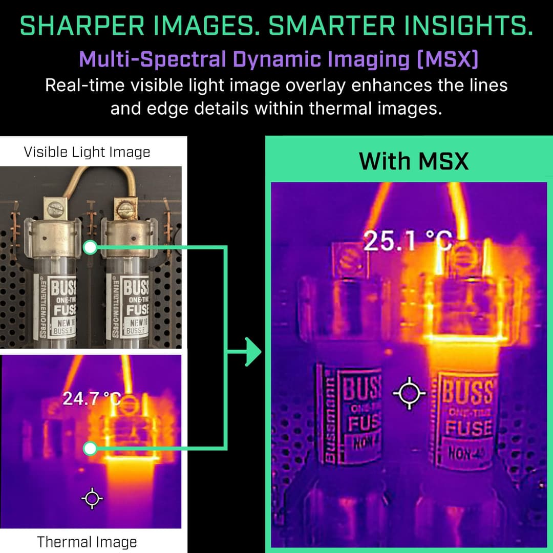 FLIR TG165-X Thermal Imaging Camera With Bullseye Laser, Spot IR - Black - Image 4