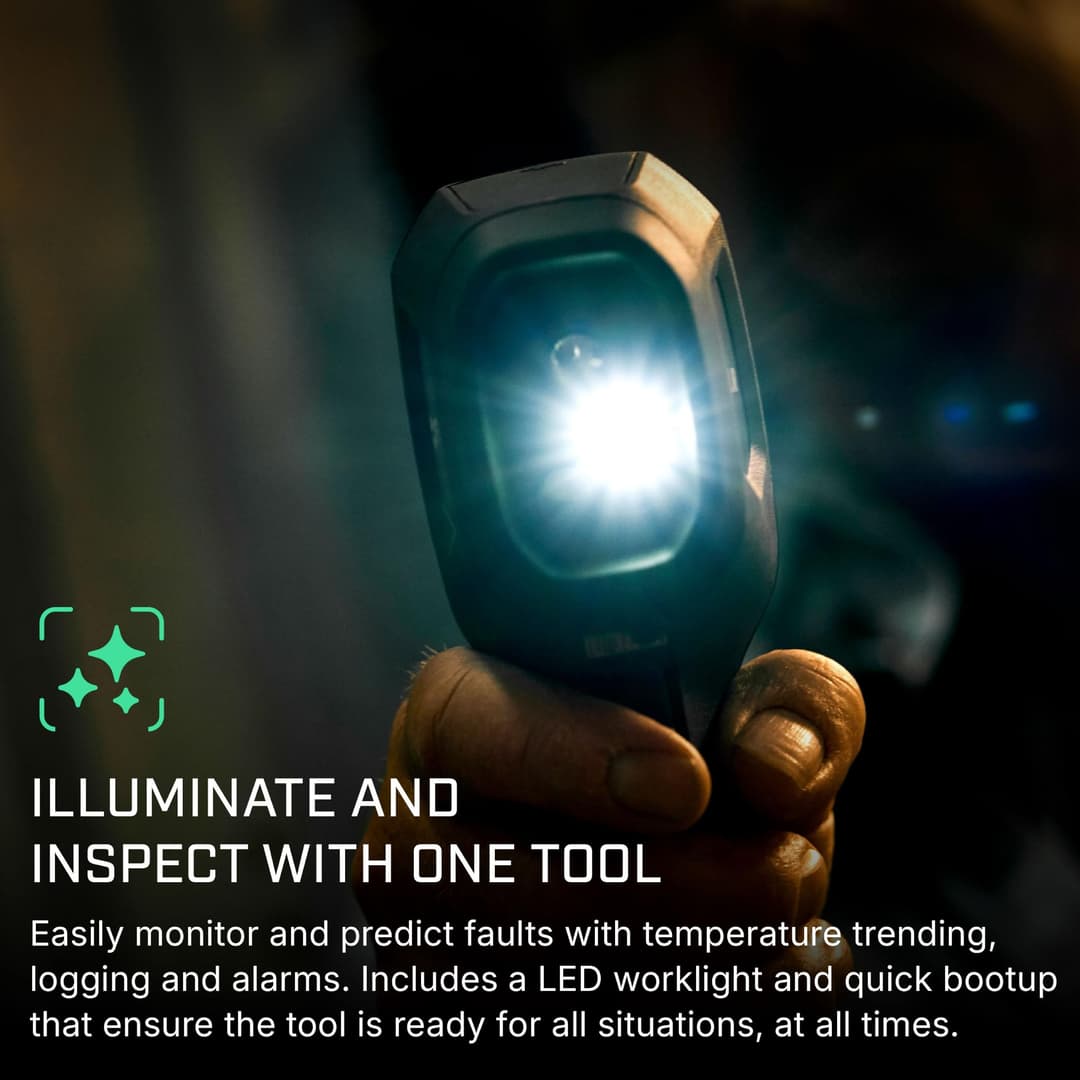 FLIR TG165-X Thermal Imaging Camera With Bullseye Laser, Spot IR - Black - Image 6
