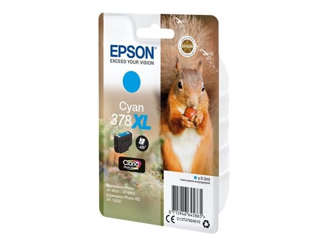 Epson 378XL - high capacity - cyan - original - ink cartridge - Image 2