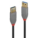 Lindy 2m USB 3.2 Type A Cable, 5Gbps, Anthra Line thumbnail 1
