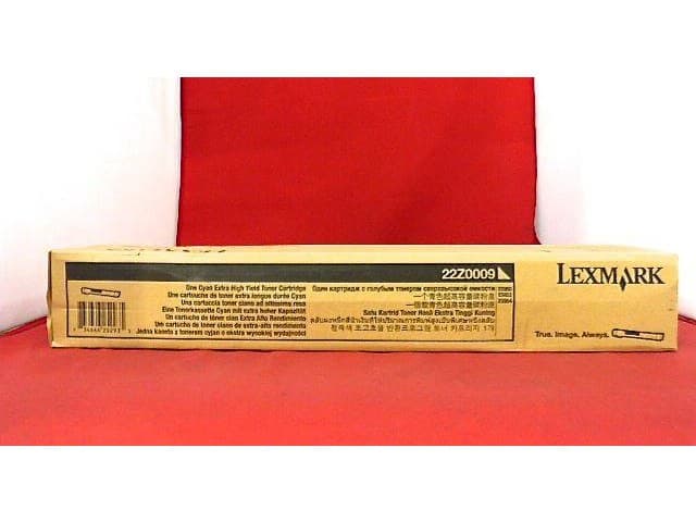 Lexmark 22Z0009 High Yield Toner Cartridge for XS950/XS955 (22,000 pages) - Cyan - Image 2