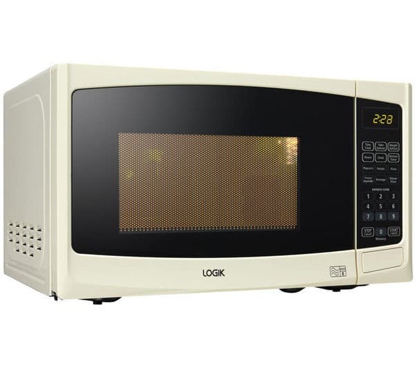 LOGIK L20MC15 Solo Microwave - Cream - Image 1