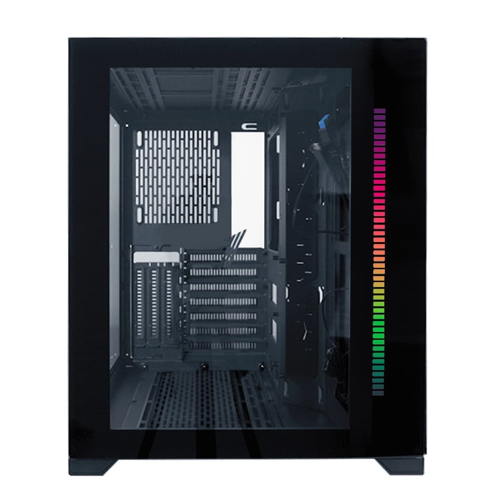 1st Player Steampunk SP7 RGB Tempared Glass Mid Tower Gaming PC Case - Image 1
