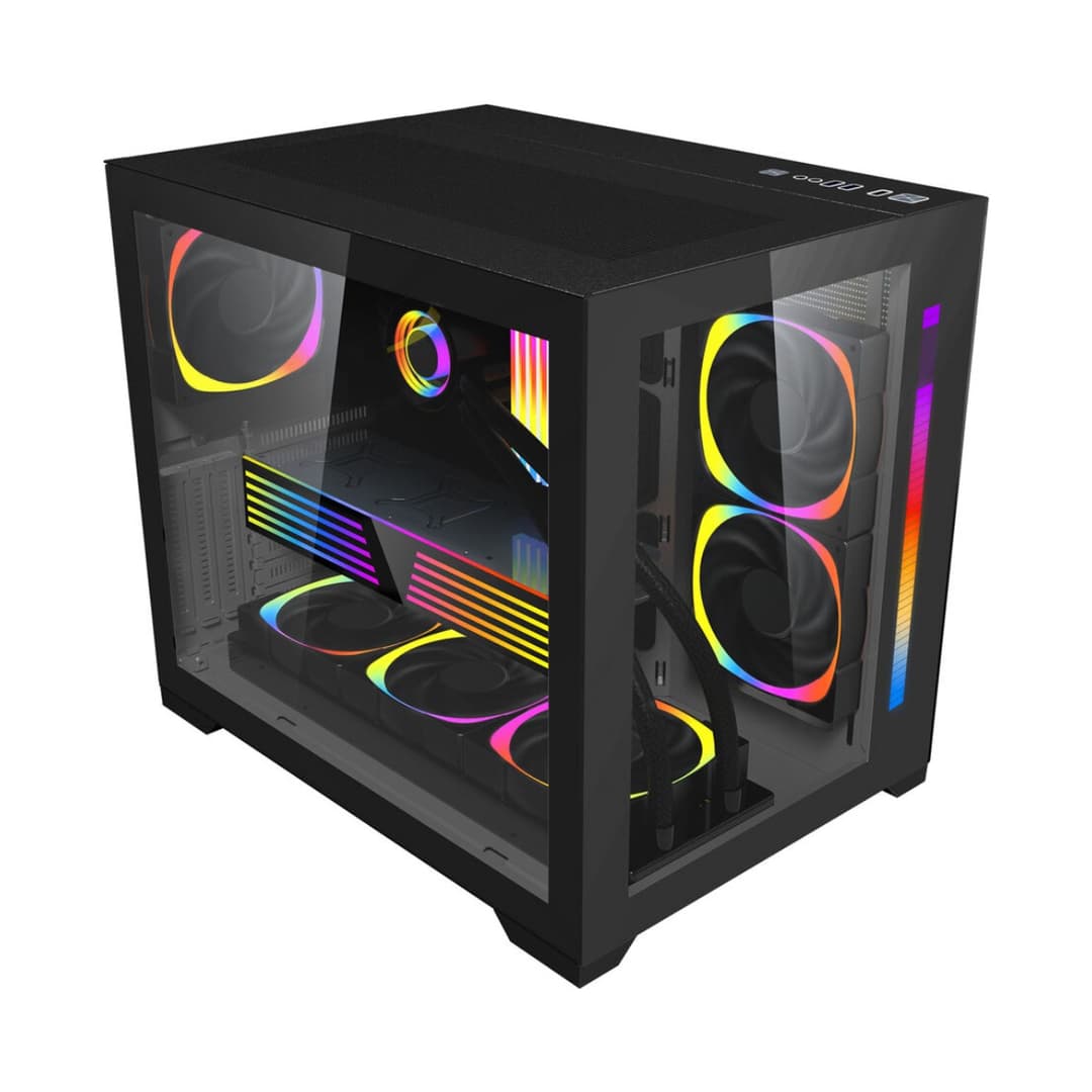 1st Player Steampunk SP7 RGB Tempared Glass Mid Tower Gaming PC Case - Image 6