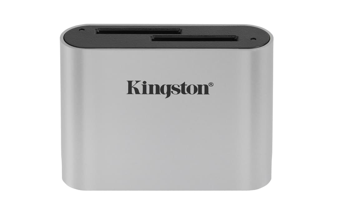 Kingston Technology USB3.2 Gen1 Workflow Dual-Slot SDHC/SDXC UHS-II Card Reader - Image 1