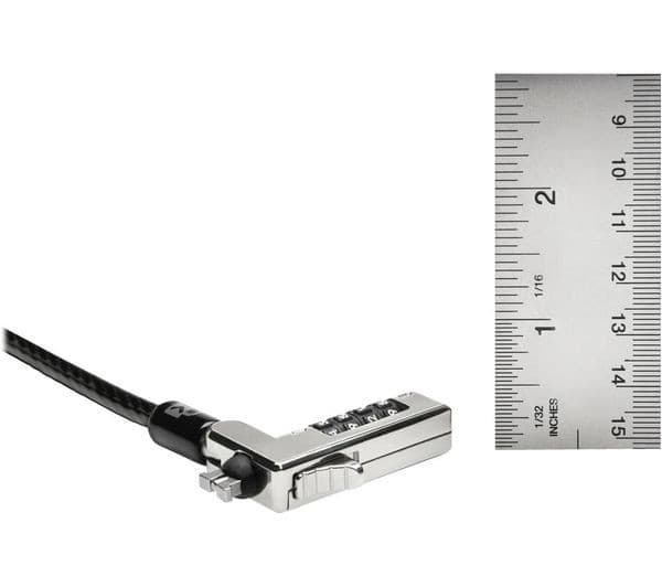 Kensington Slim Combination Laptop Lock Silver - Image 3