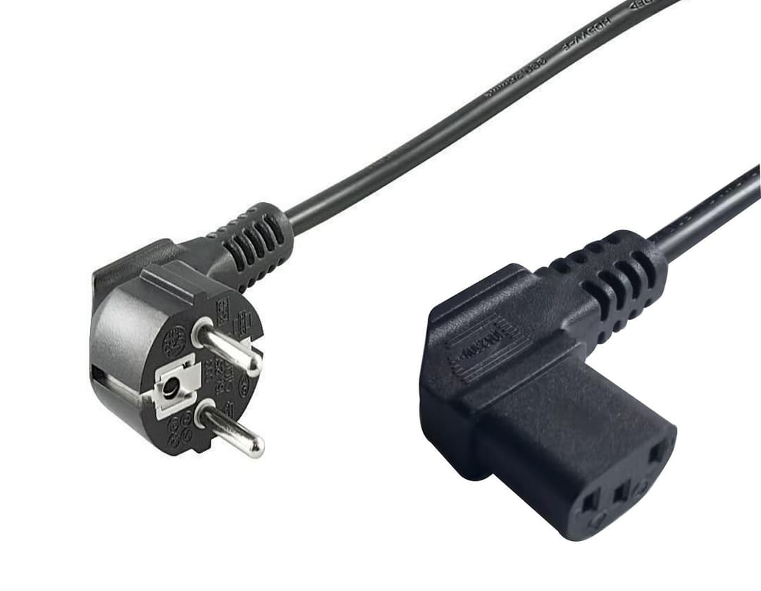 Power Cord CEE 7/7 - C13 1.8m - Image 1