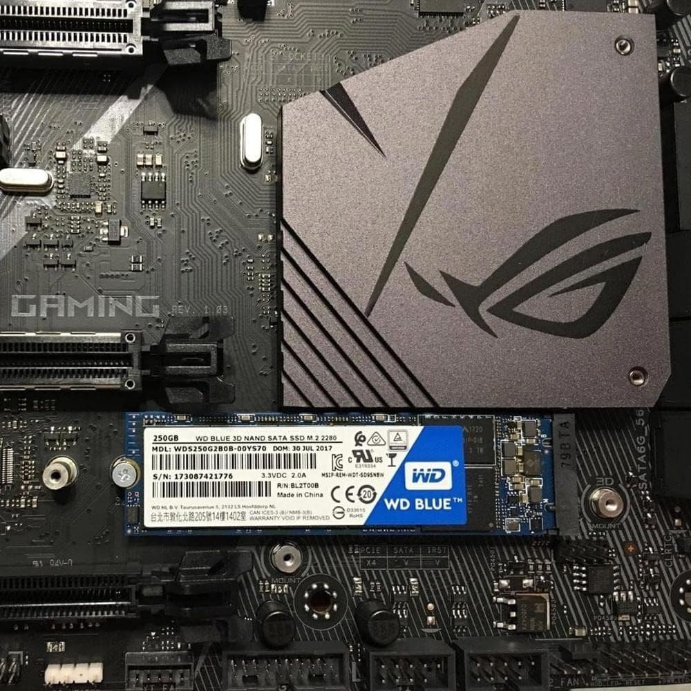 WD Blue 3D NAND SATA SSD WDS250G2B0B - SSD - 250 GB - internal - M.2 2280 - SATA 6Gb/s - Image 4