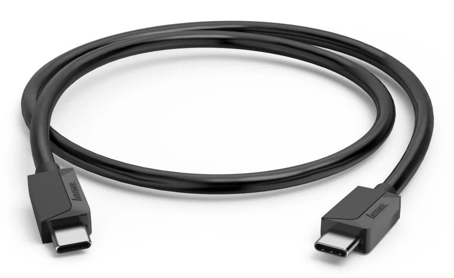 Hama 00200787 USB-C to USB-C Cable, USB 3.2 Gen 2 10Gbps, 100W, 2 m, Black - Image 2