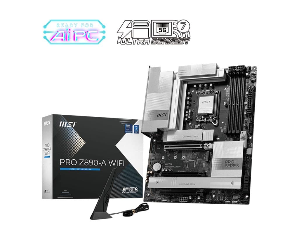 MSI PRO Z890-A WIFI motherboard Intel Z890 LGA 1851 (Socket V1) ATX - Image 1