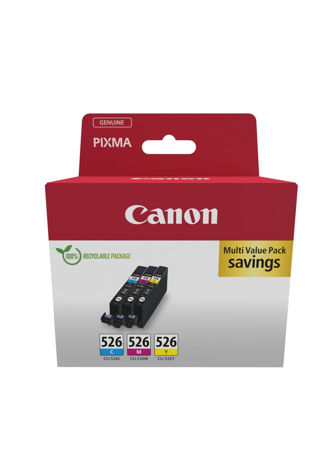 Canon 4541B019 ink cartridge 3 pc(s) Original Cyan, Magenta, Yellow - Image 1