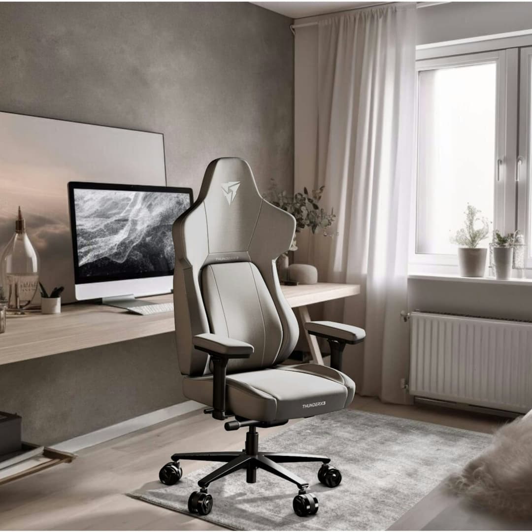 ThunderX3 CORE Fabric Gaming Chair - Grey - Image 2