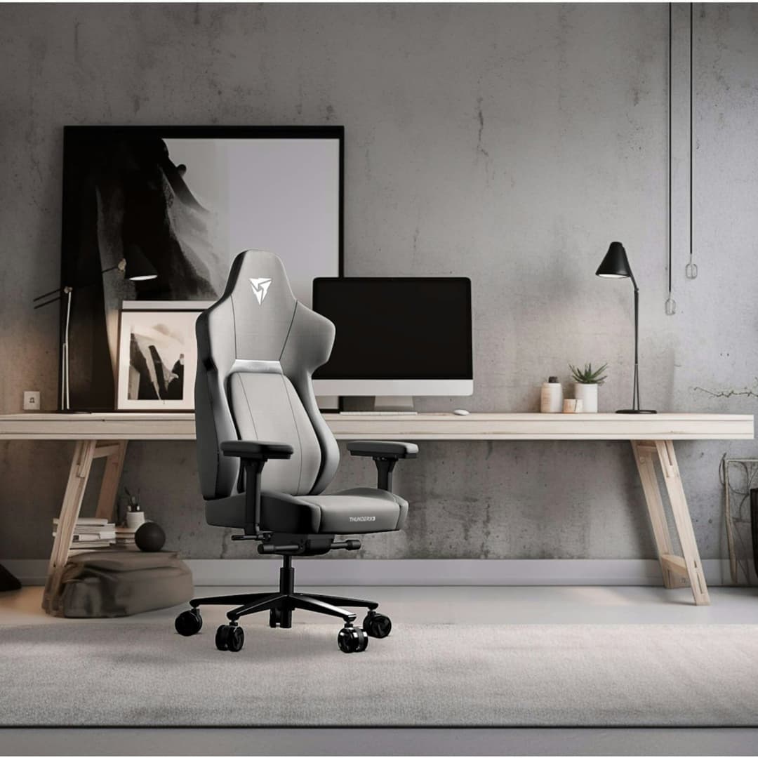 ThunderX3 CORE Fabric Gaming Chair - Grey - Image 9