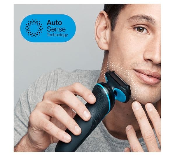 BRAUN Series 5 50-B1200s Wet & Dry Foil Shaver - Black - Image 5
