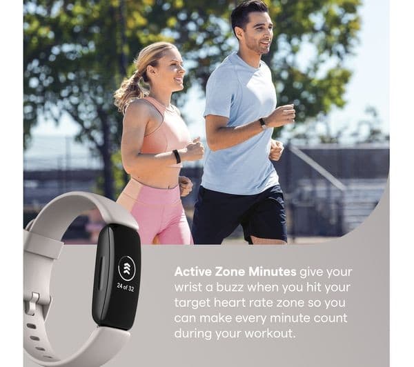 Fitbit Inspire 2 Health & Fitness Tracker - Lunar White - Image 4