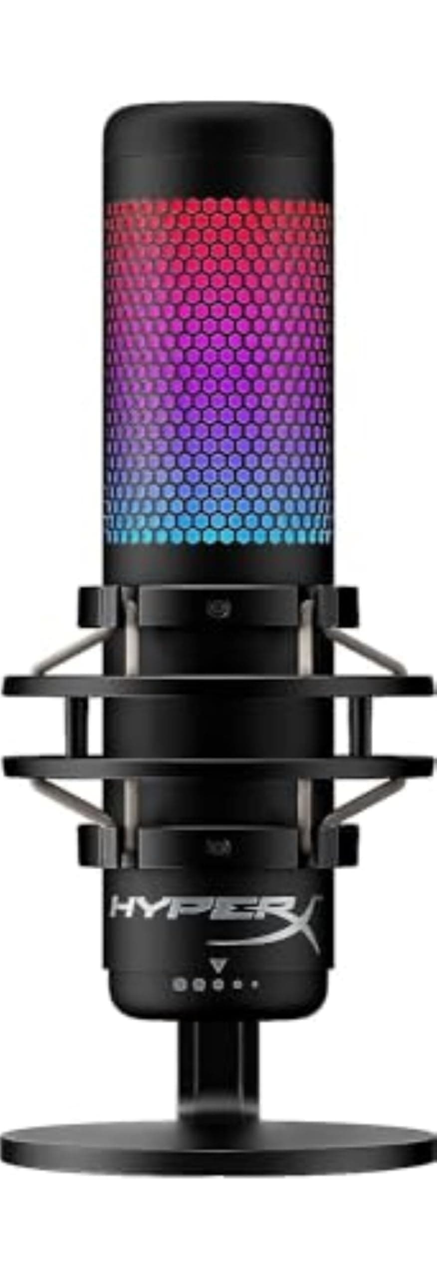 HyperX QuadCast S RGB USB Condenser Microphone - Black