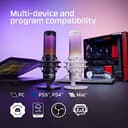 HyperX QuadCast S RGB USB Condenser Microphone - Black thumbnail 6