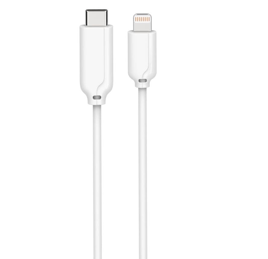 MicroConnect USB-C to Lightning Cable MFi Certified 1m White (USB3.1CL1) - Image 1
