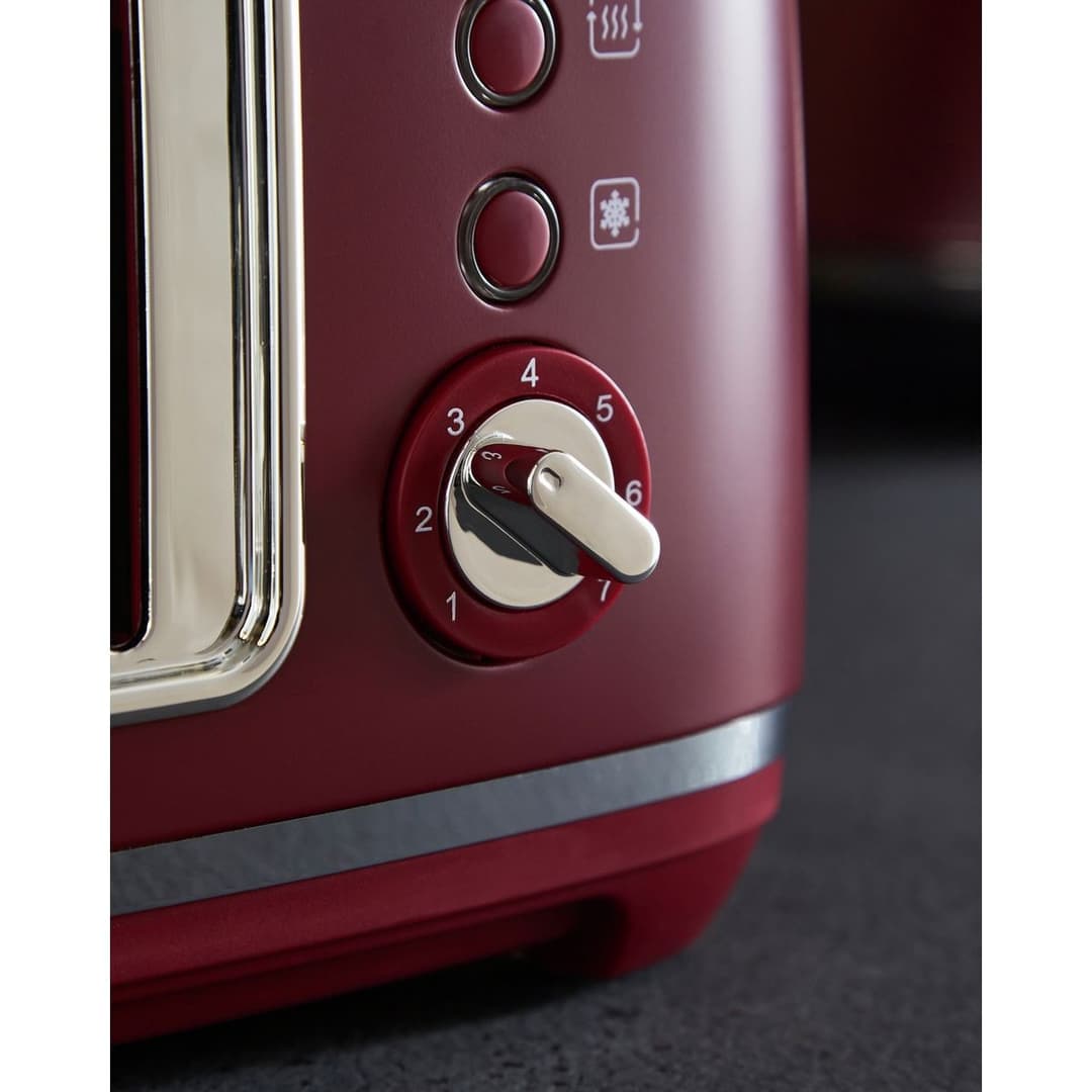 Morphy Richards 242051 Accents 4 Slice Toaster - Rhubarb - Image 8