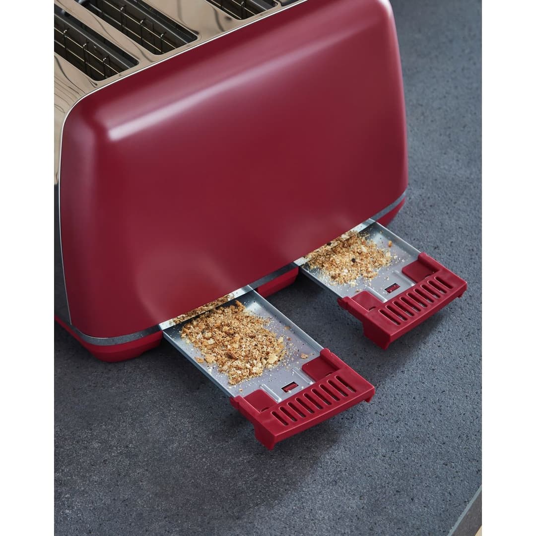 Morphy Richards 242051 Accents 4 Slice Toaster - Rhubarb - Image 10