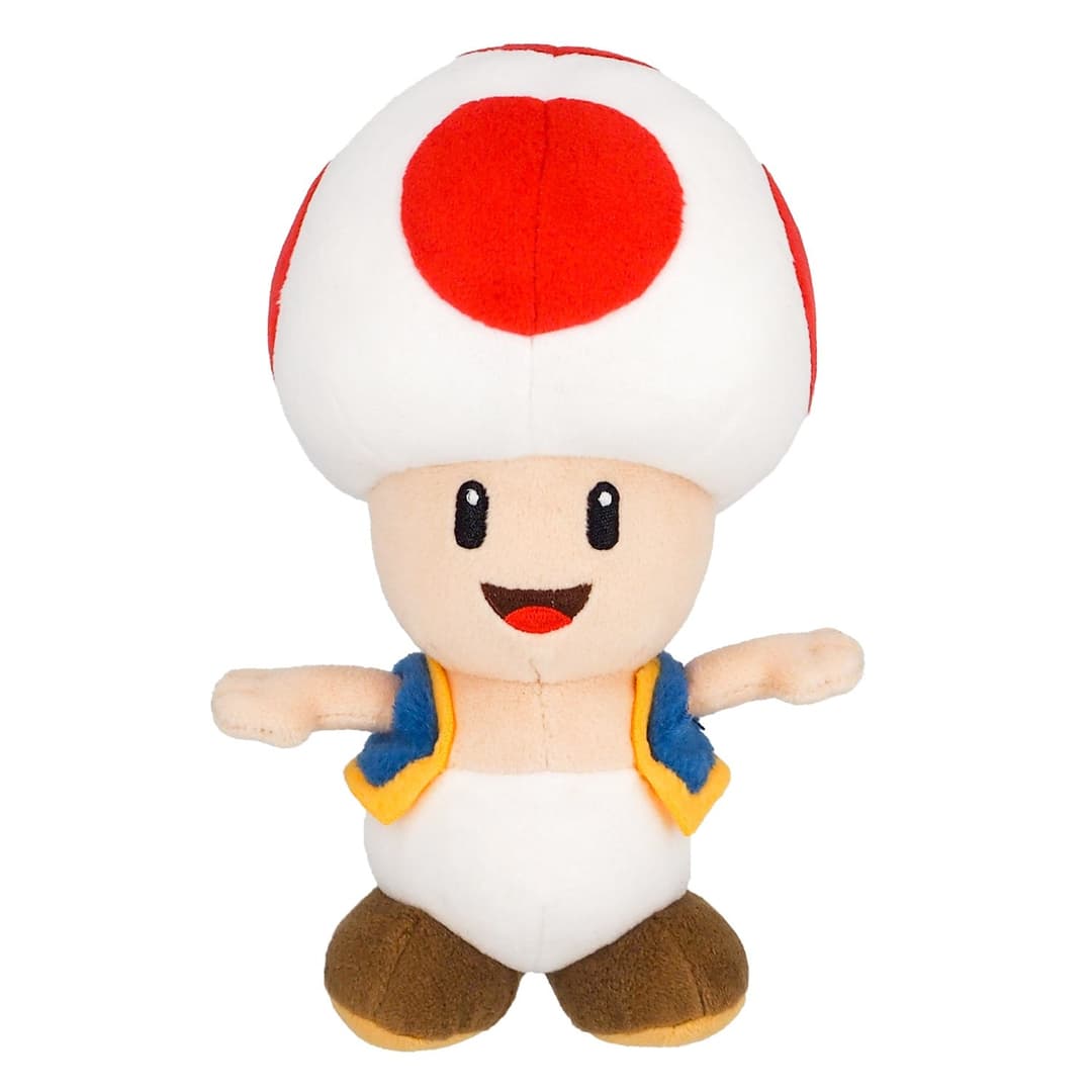 Nintendo Super Mario Toad Plush Small - Image 1