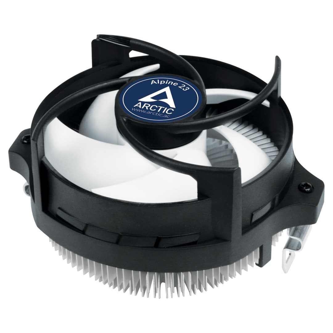 ARCTIC Alpine 23 - Compact AMD CPU-Cooler Processor Air cooler 9 cm Aluminium, Black 1 pc(s) - Image 1