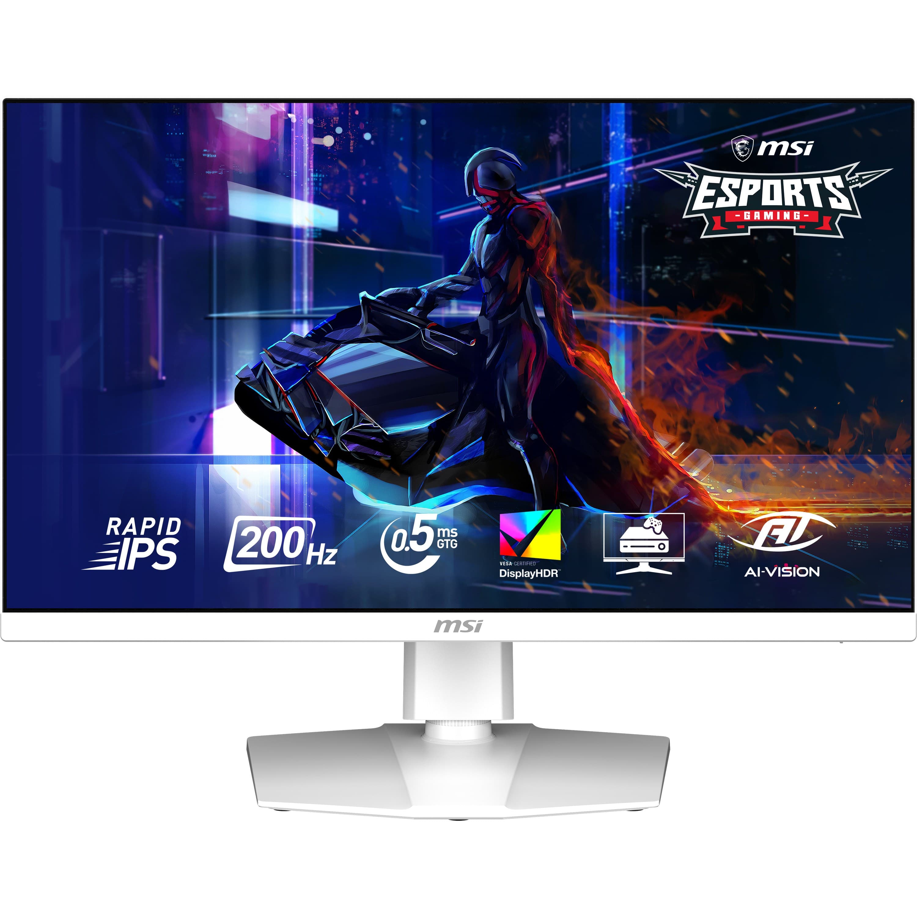 MSI MAG 274QRFW E20 27" WQHD 200Hz Rapid IPS Gaming Monitor - White