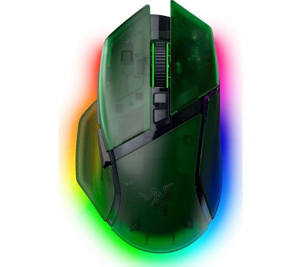 Razer Basilisk V3 Pro 35K Wireless Gaming Mouse Phantom Green Edition - Image 1