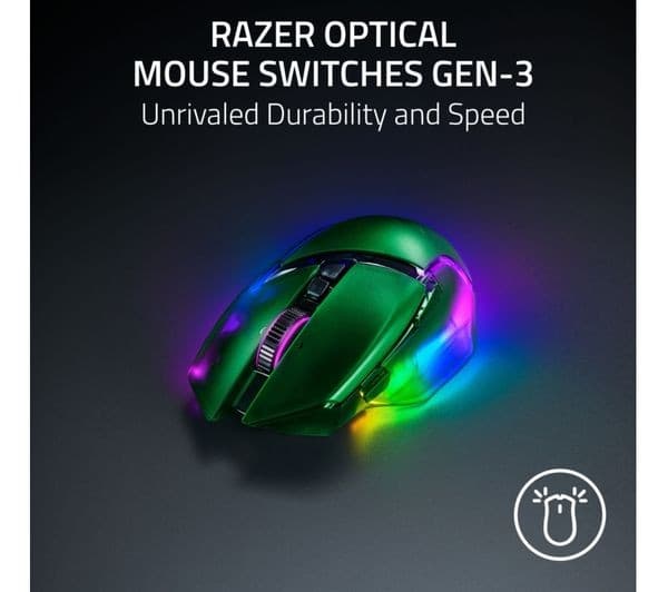Razer Basilisk V3 Pro 35K Wireless Gaming Mouse Phantom Green Edition - Image 7