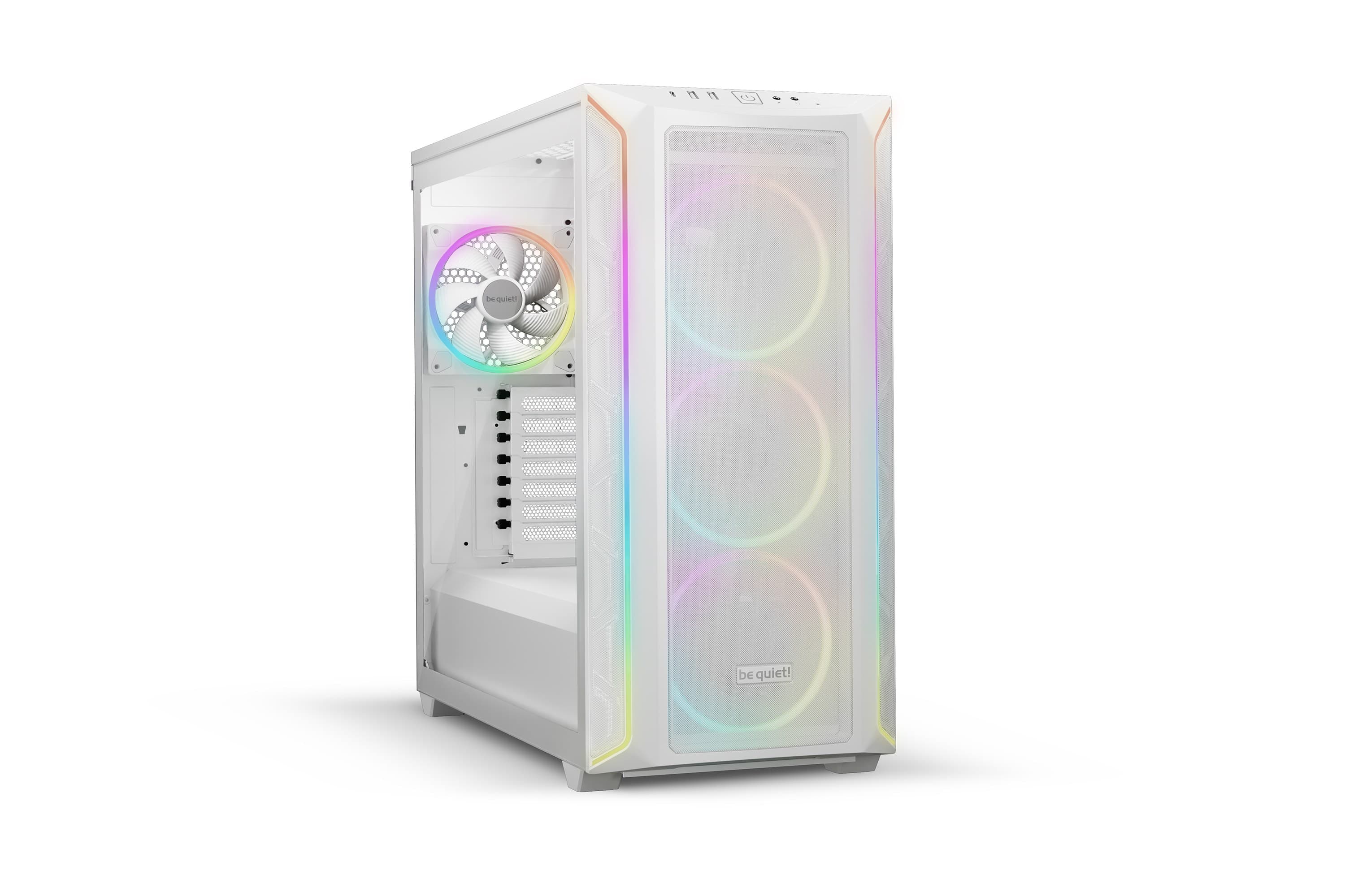be quiet! Shadow Base 800 FX ARGB Tempered Glass ATX Midi Tower PC Case - White